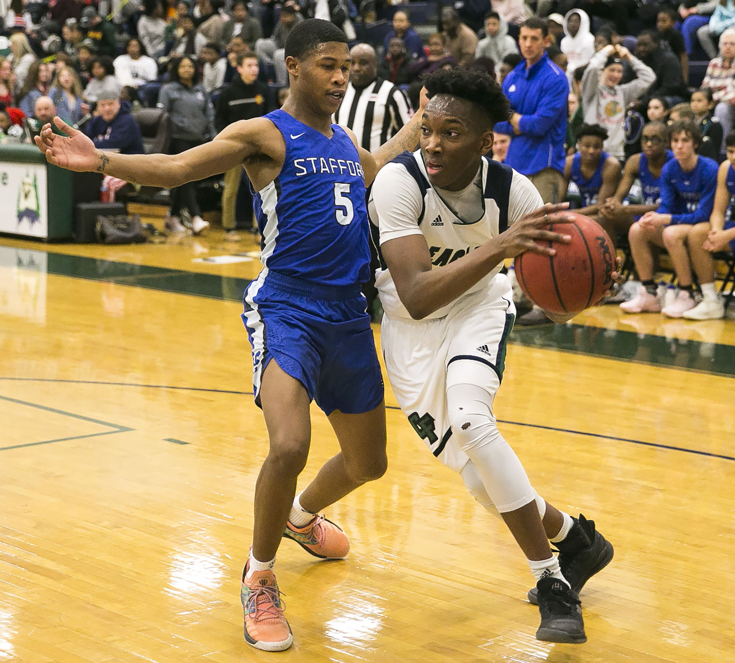 Stafford at Colonial Forge boys basketball